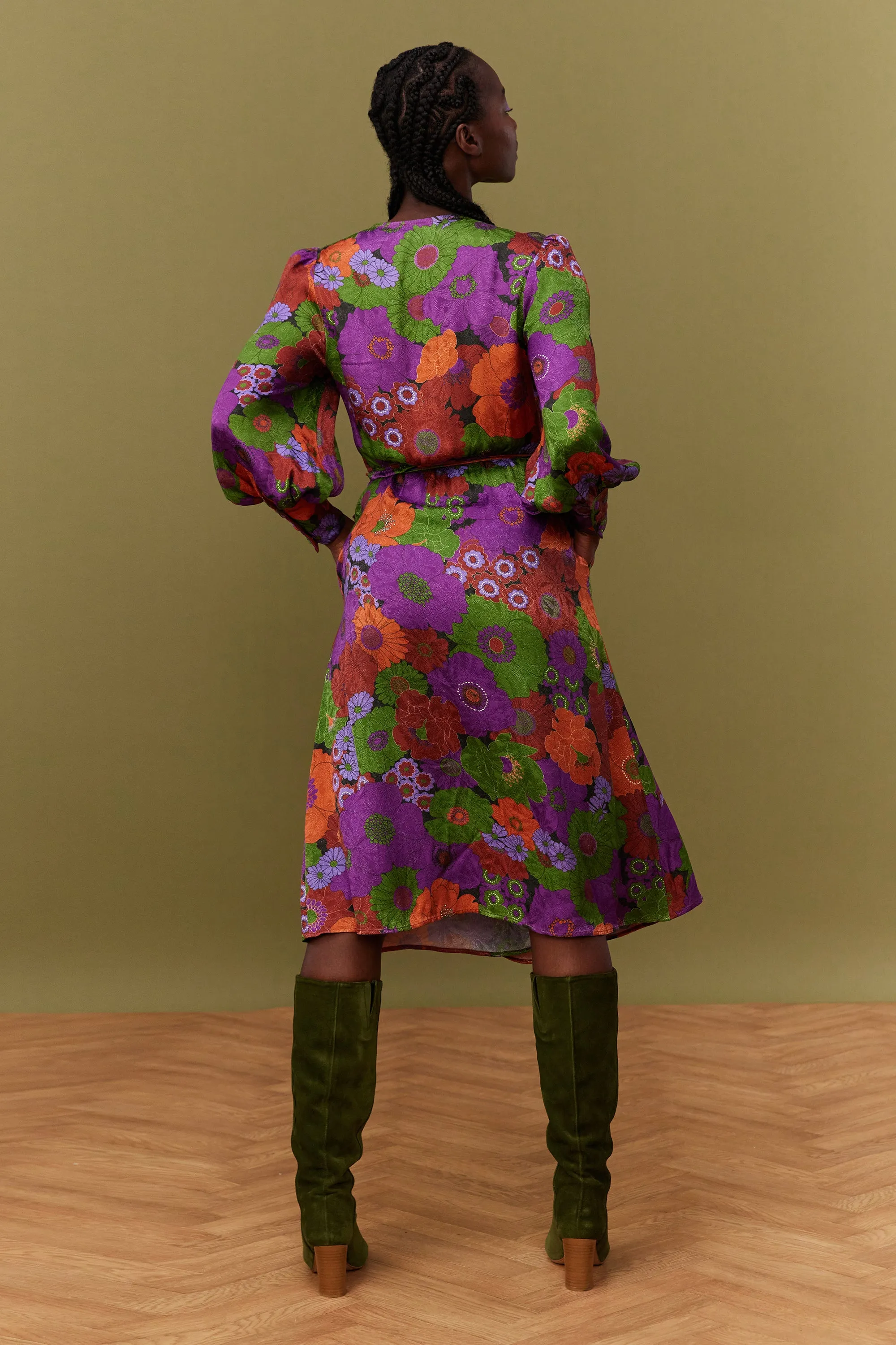 ROBE MARLA AUTUMN BLOSSOM