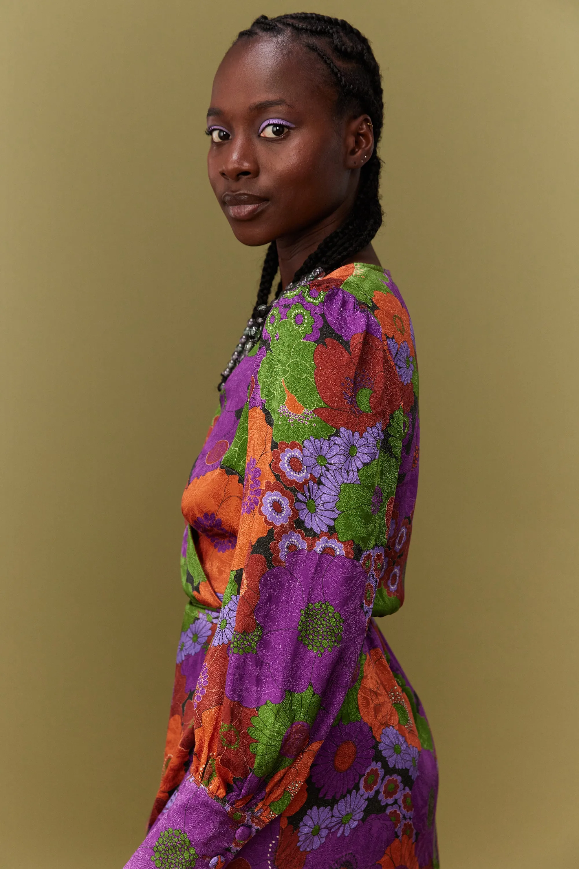 ROBE MARLA AUTUMN BLOSSOM