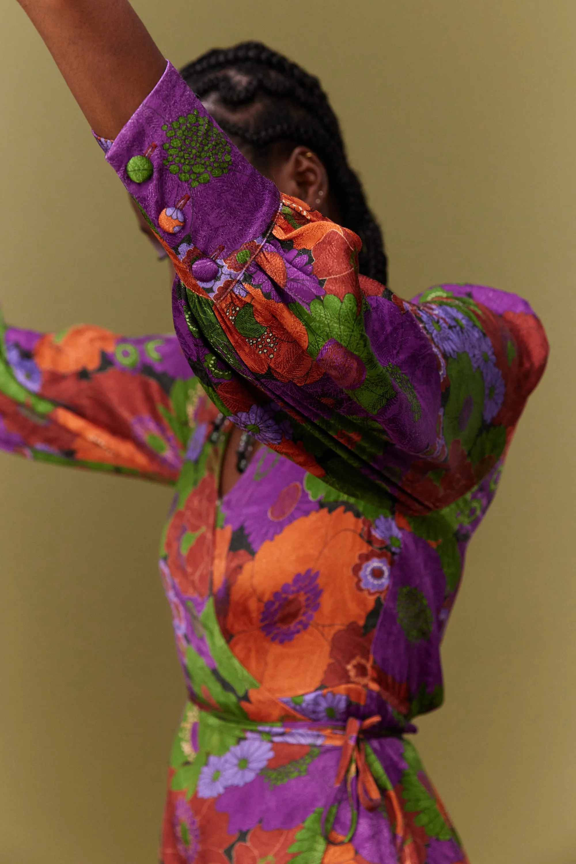 ROBE MARLA AUTUMN BLOSSOM