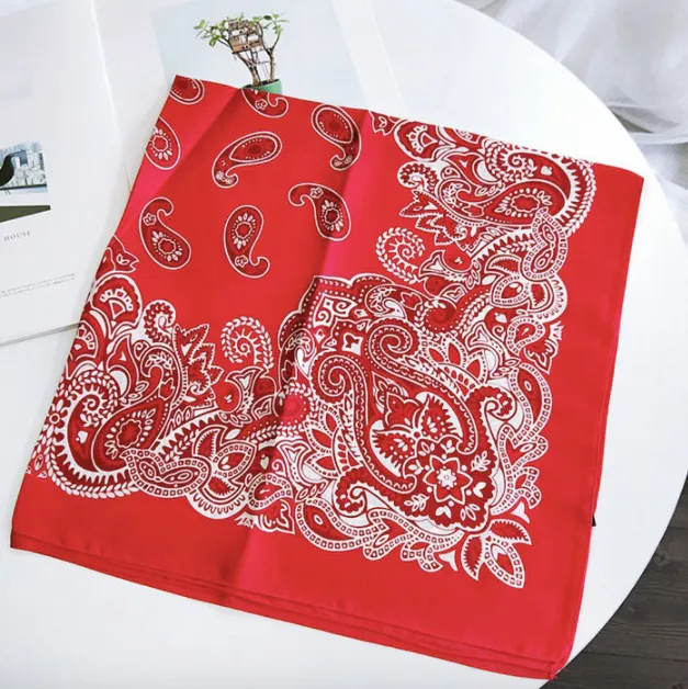 Rotes Paisley Bandana