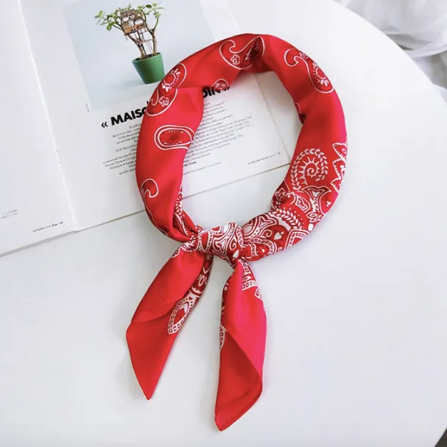 Rotes Paisley Bandana