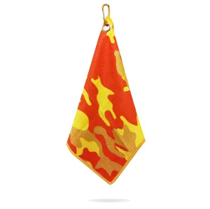 RPG Microfiber Golf Green Towel 12*12 - Orange