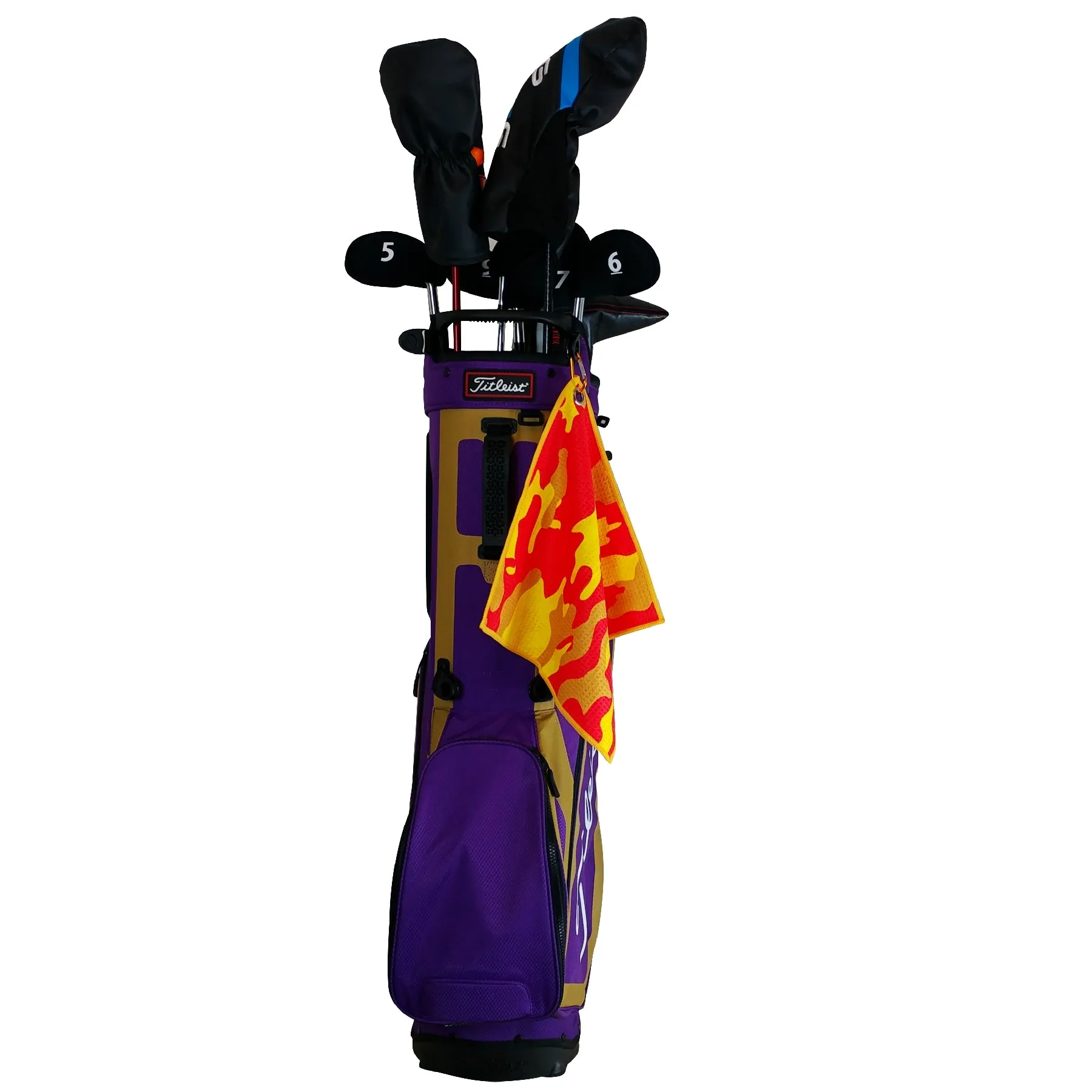 RPG Microfiber Golf Green Towel 12*12 - Orange