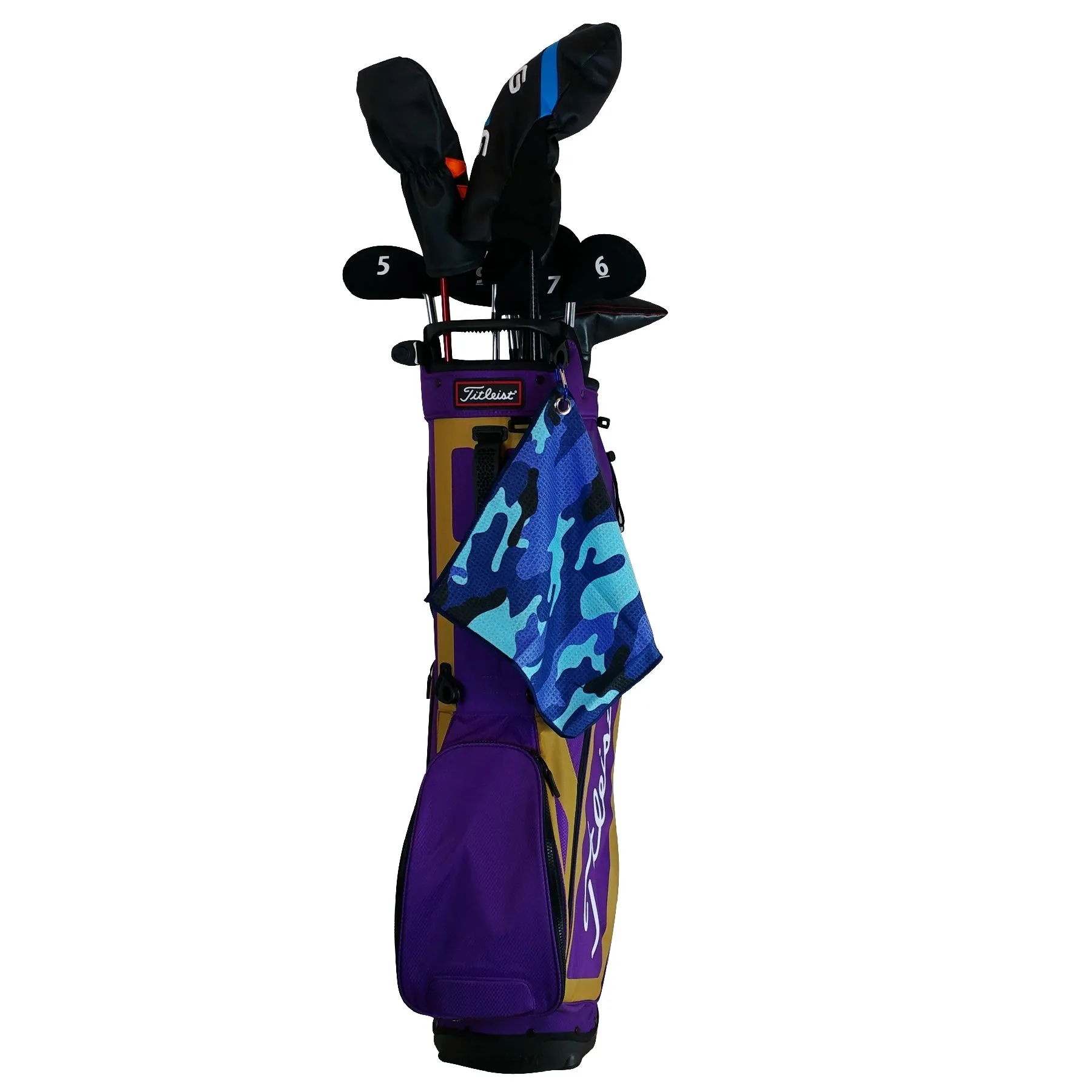 RPG Microfiber Golf Green Towel 12*12 - Purple