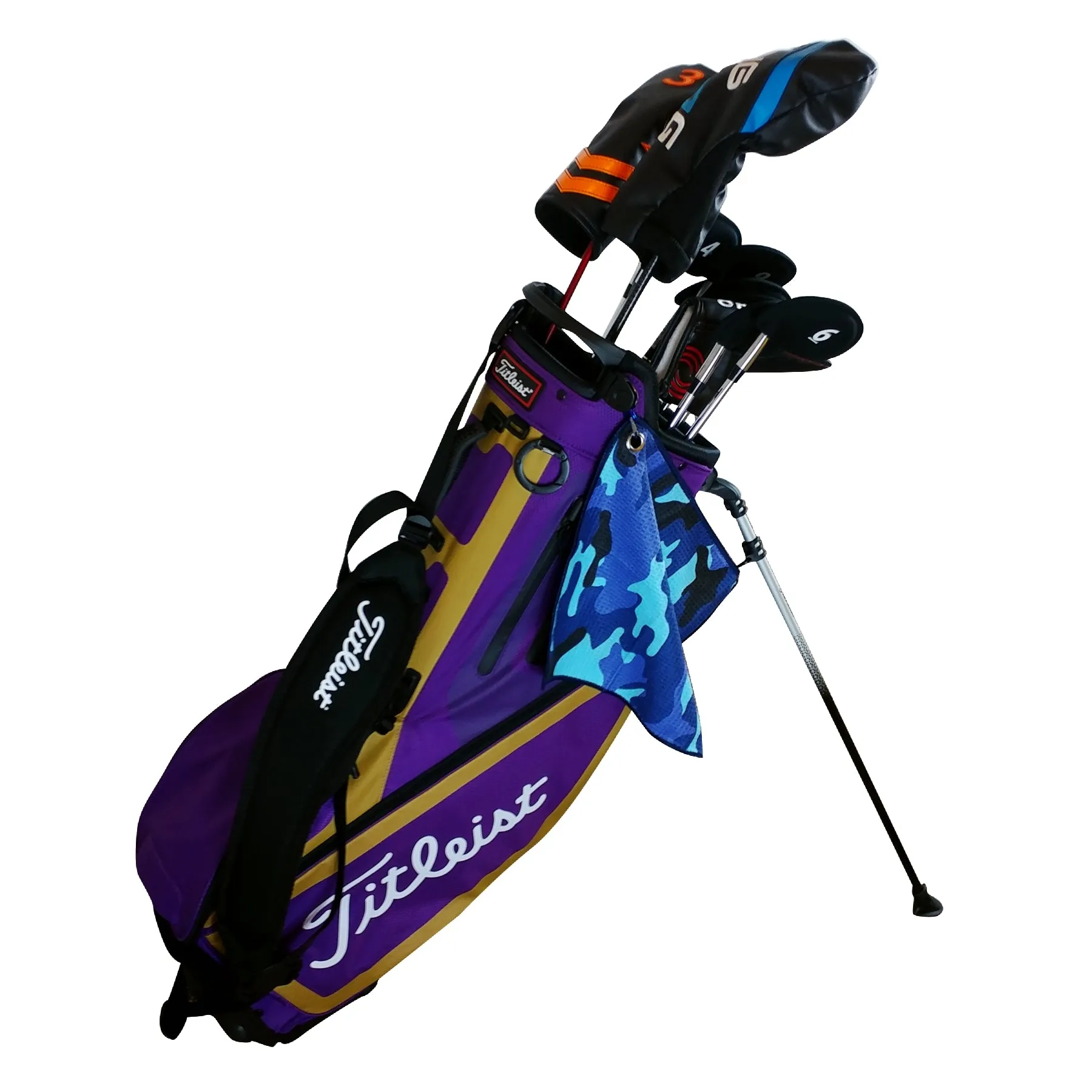 RPG Microfiber Golf Green Towel 12*12 - Purple