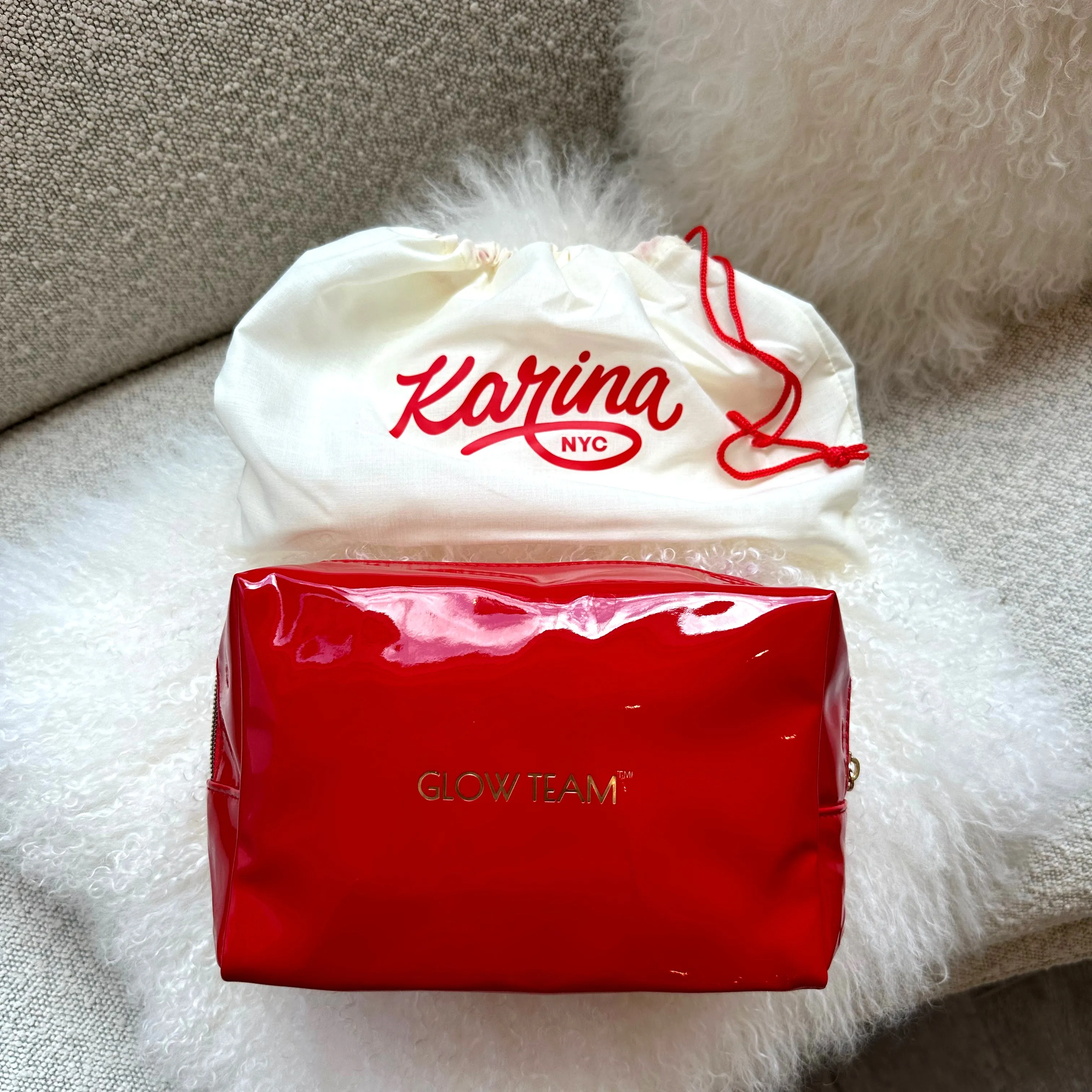 Ruby Red Brag Bag