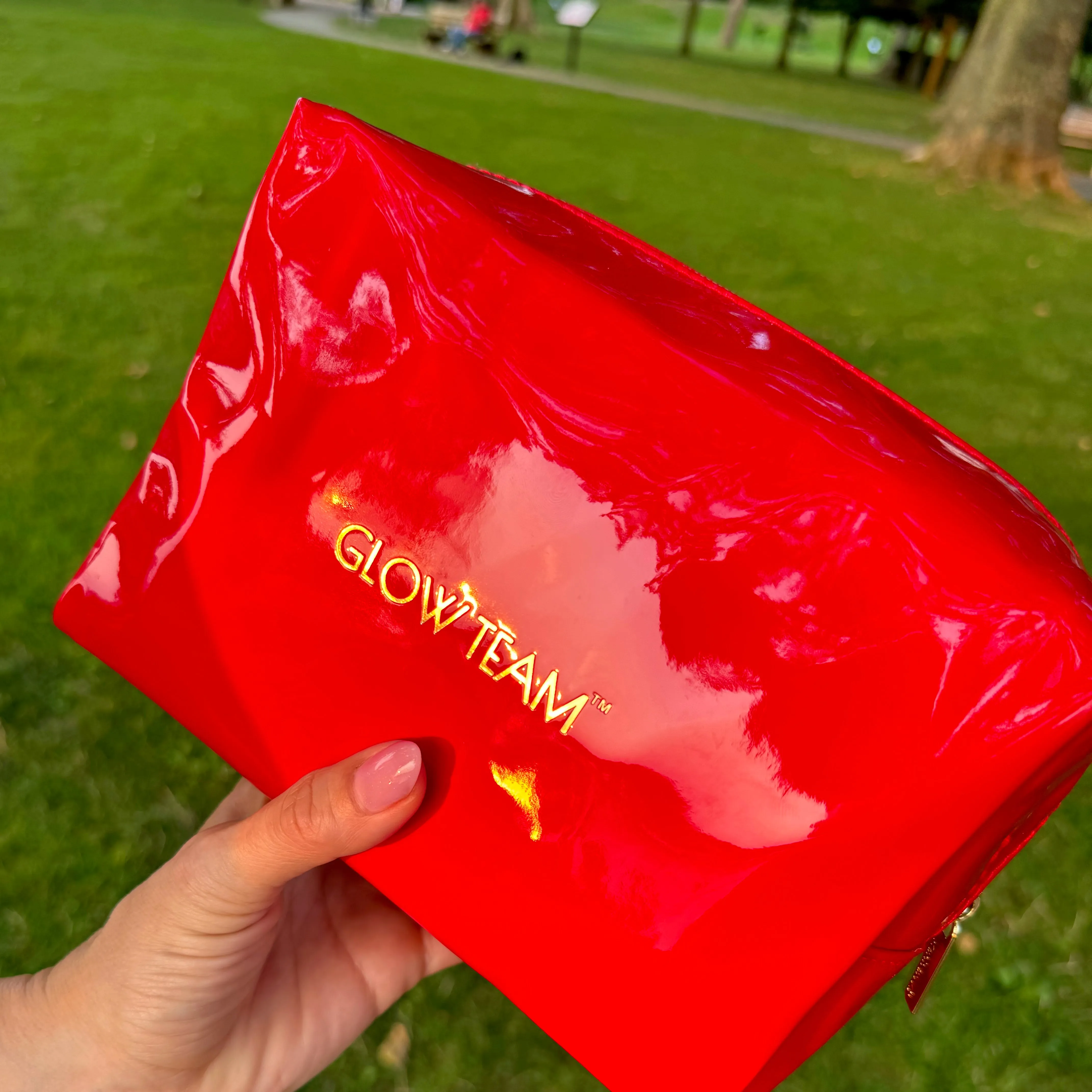 Ruby Red Brag Bag