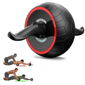 Rueda Gruesa Para Abdominales - Negro