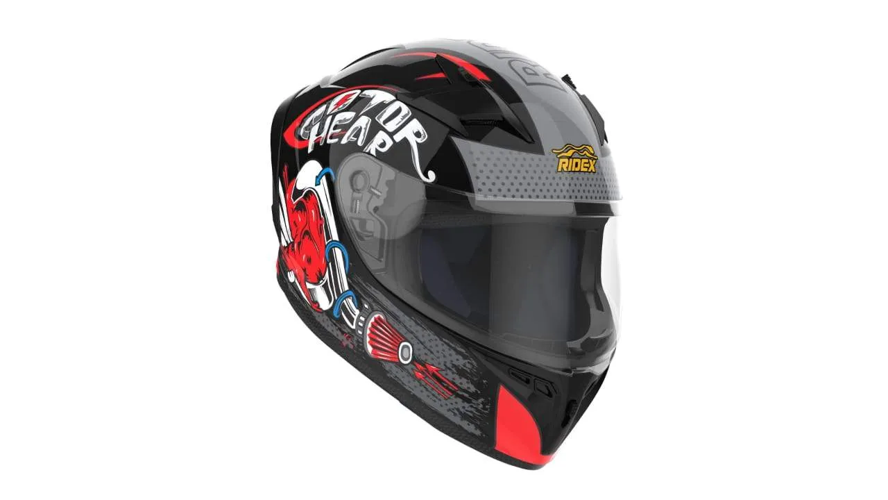 RYDEX HELMET POLARIS - R01 PREMIUM MOTORHEAR RED