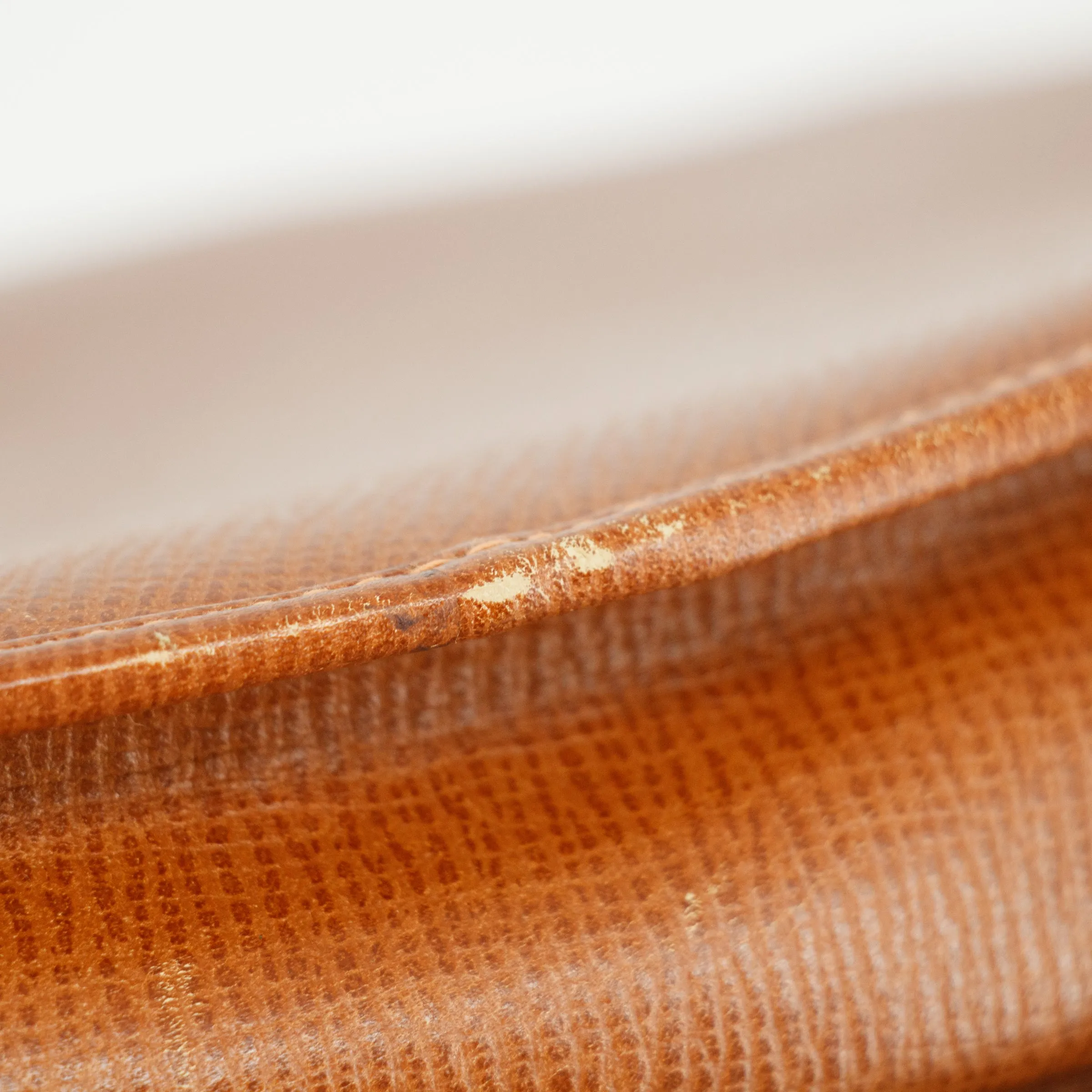 Saint Laurent YSL Brown Grained Leather Crossbody Bag #3235