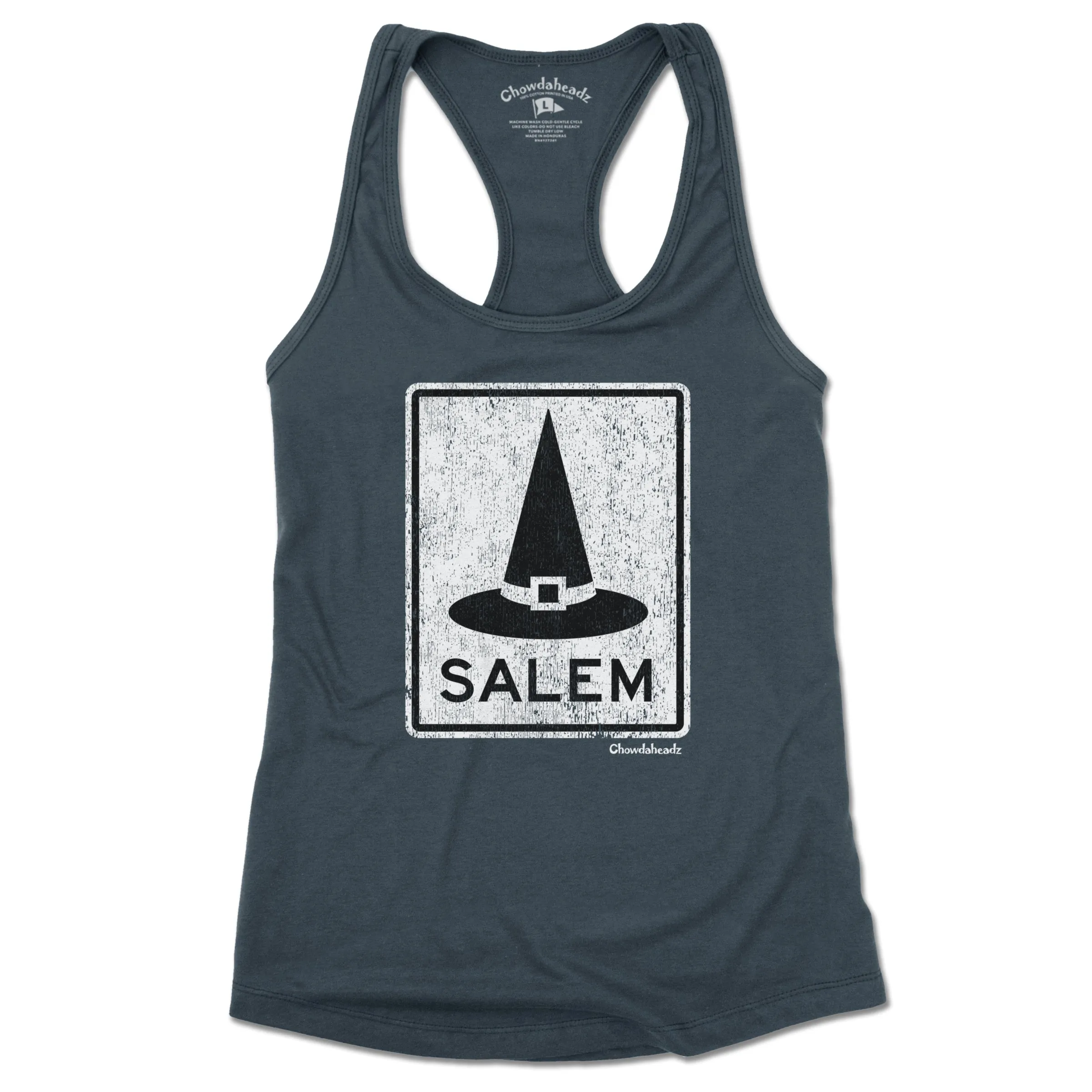 Salem MA Witch Hat Ladies Tank Top