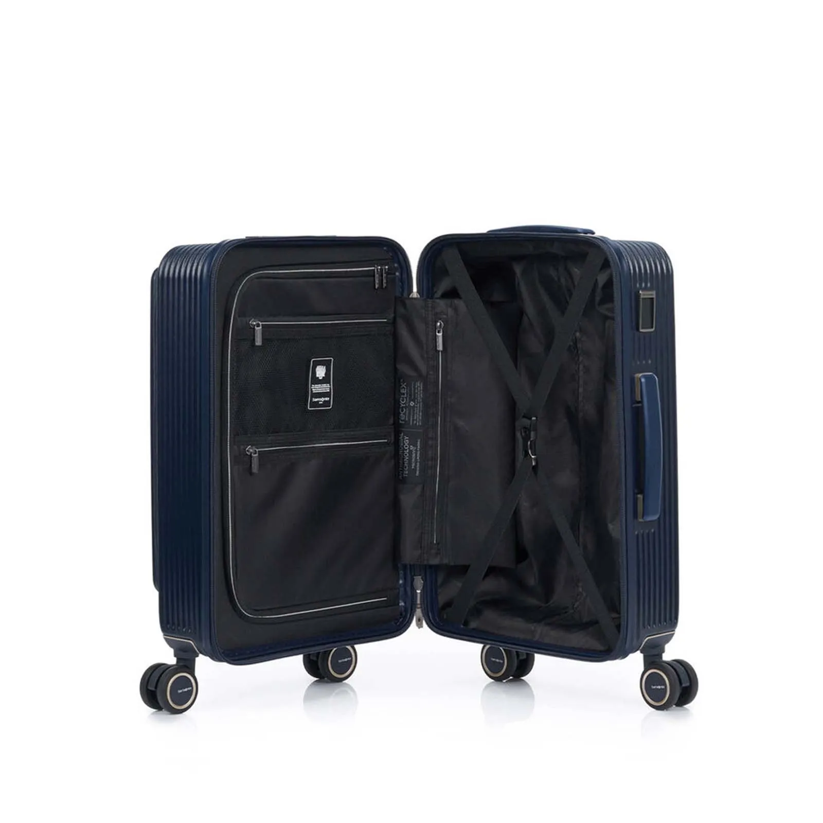 Samsonite Beamix 55cm Front Pocket Suitcase Navy