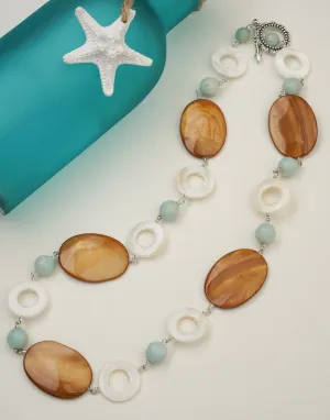 Savannah Mother of Pearl Necklace