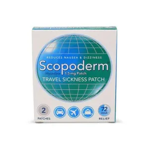 Scopoderm Patches - Travel Sickness Patches 2 patches/box
