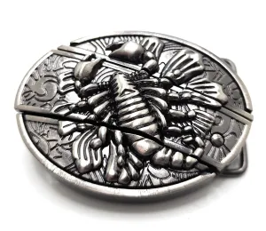 Scorpion Folding Knife Belt Buckle