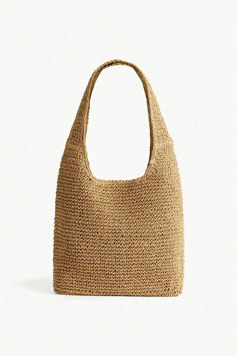 SEA LEVEL- CROCHET SLOUCH BEACH BAG