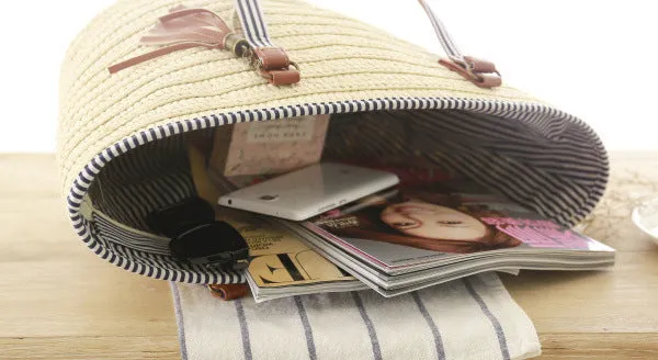 Sea-Side Woven Shoulder Bag