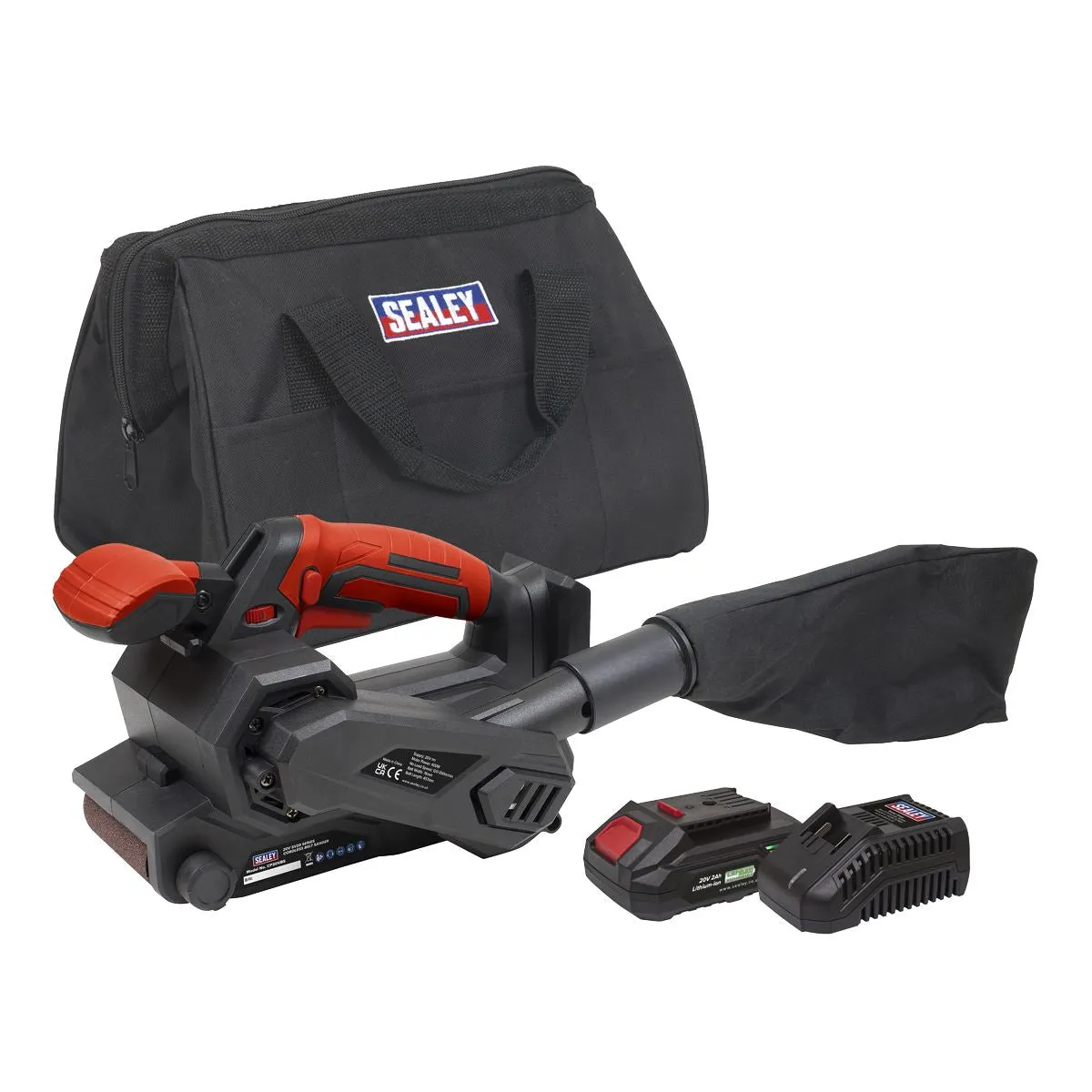 Sealey 20V 2Ah SV20 Series Cordless Belt Sander Kit