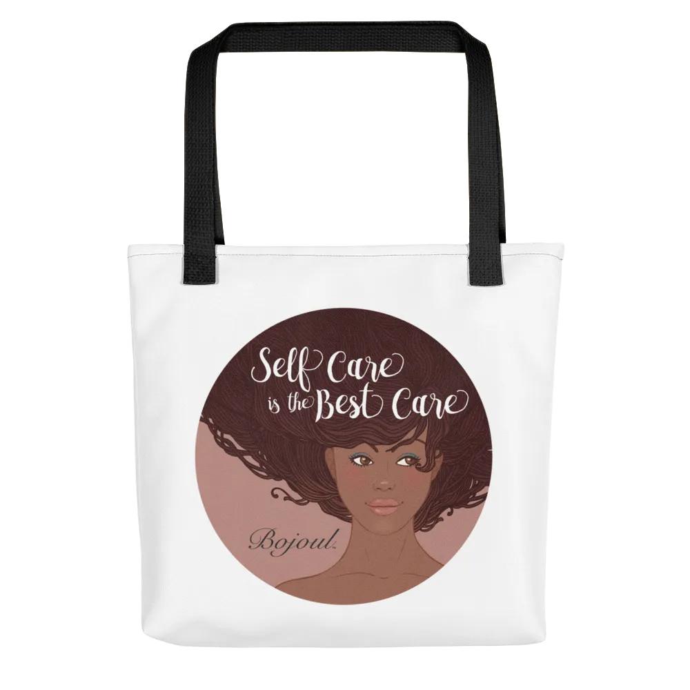 Self-Care Mocha Tote Bag