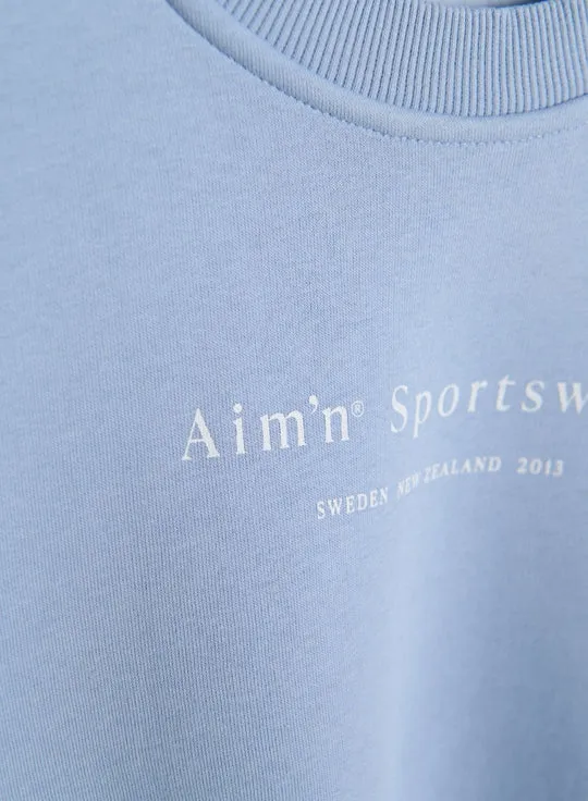 Serif Sweatshirt | Cloudy Blue