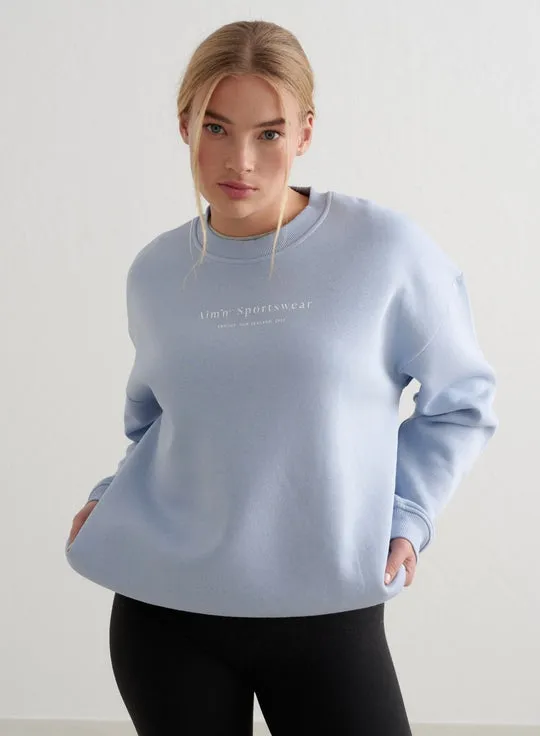 Serif Sweatshirt | Cloudy Blue