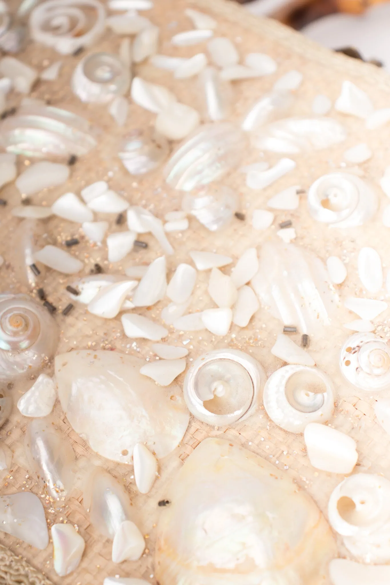 Shell Straw Box Bag