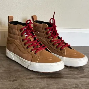 Size 3.0 Vans Sk8 Hi MTE-1 Skate Shoe - Little Kid - Chipmunk Tan - Insulated
