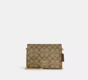Slim Crossbody In Signature Canvas