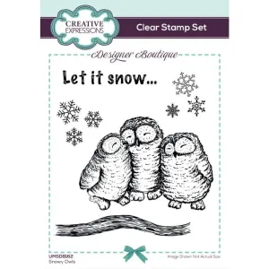 Snowy Owls Clear Stamp UMSDB162