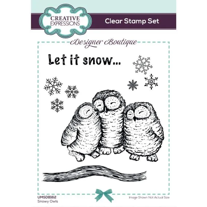 Snowy Owls Clear Stamp UMSDB162
