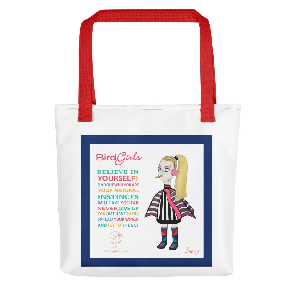 Snowy Tote bag