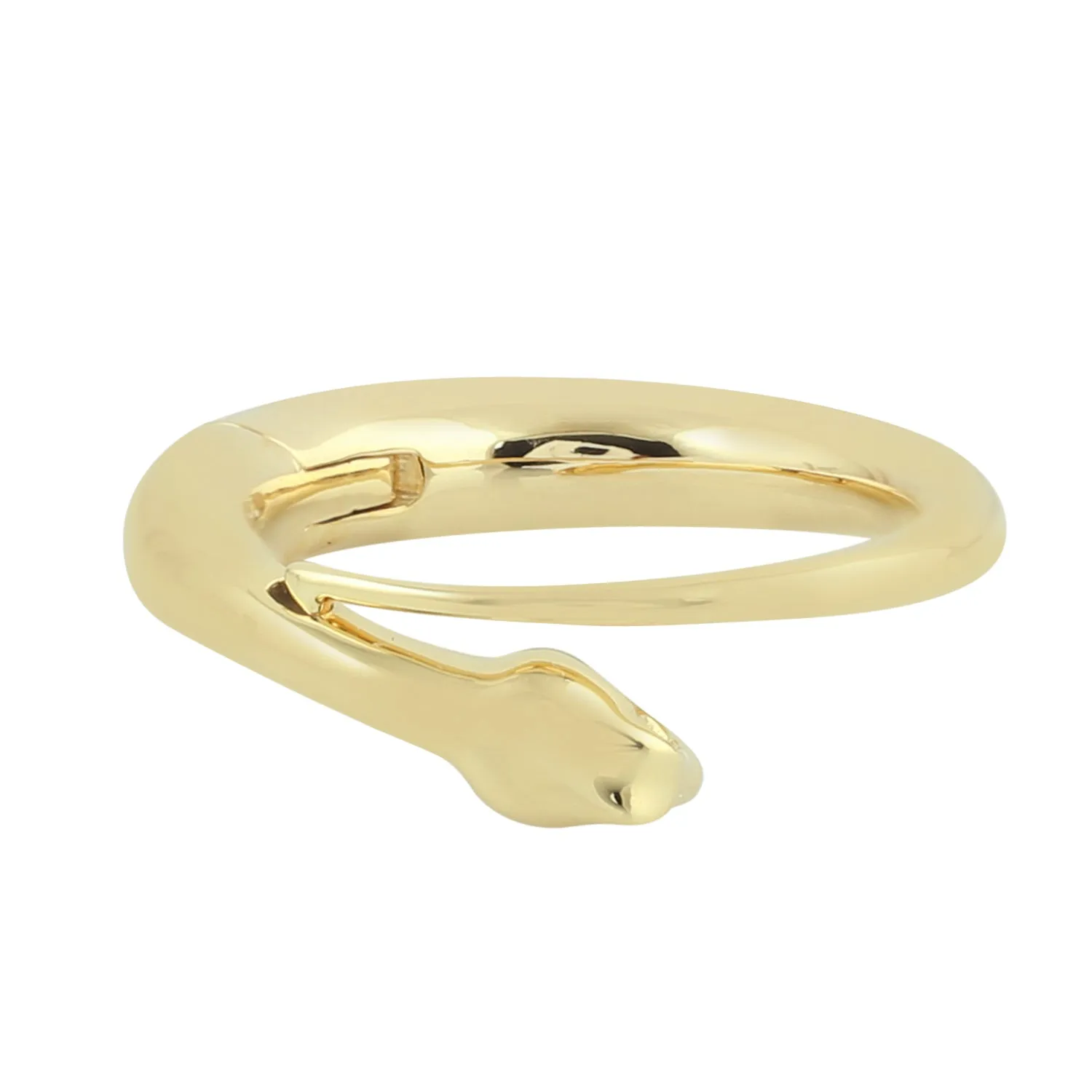 Solid 18k Yellow Gold Serpent Design Designer Findings
