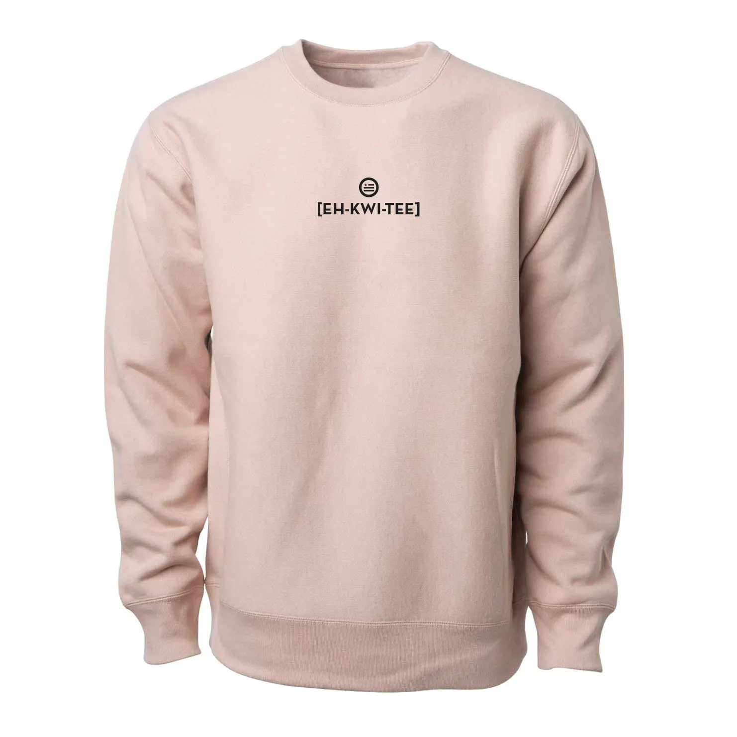 Sound it Out v2 (Equity)- Premium Cross-Grain Crewneck (Dusty Pink)