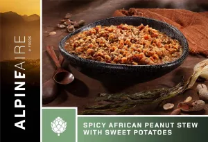 Spicy African Peanut Stew with Sweet Potatoes (Vegetarian) (Gluten Free)