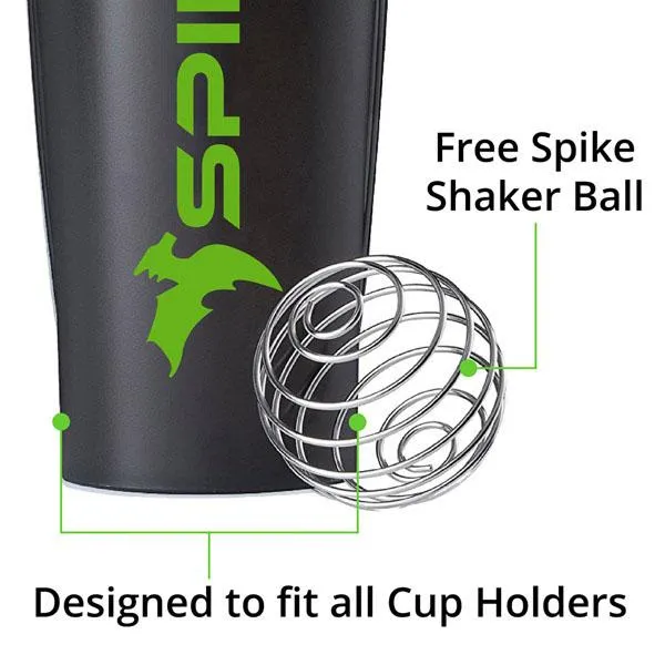Spike Protein Shaker Bottle 700ml (Black)