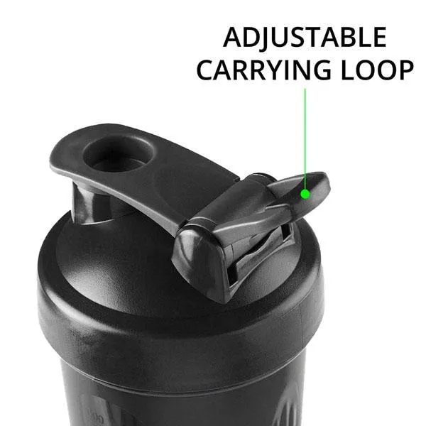 Spike Protein Shaker Bottle 700ml (Black)