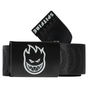 Spitfire - Bighead Crescent Jacquard Web Belt Black/White