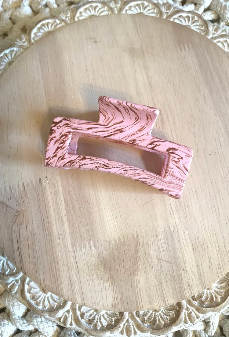 Splatter Graphic Hair Claw