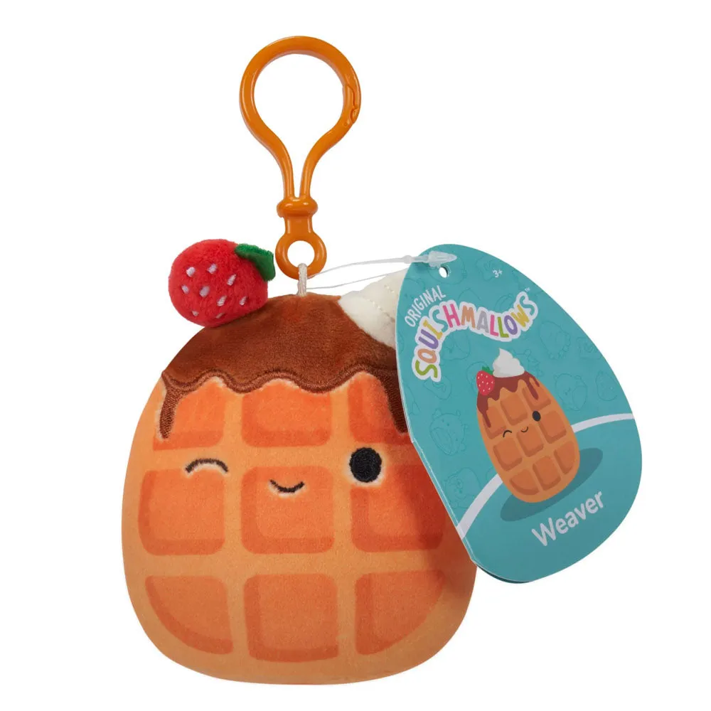 Squishmallow Clip on 3.5 Inch Plush - Weaver