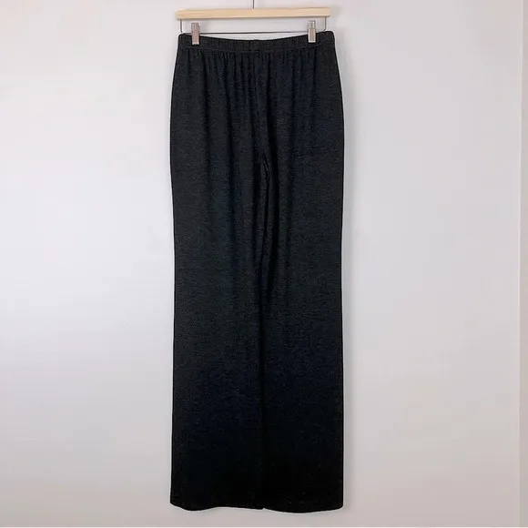 St. John Spa Relax Pull On Lounge Pants Full Length Small Granite Melange NWT