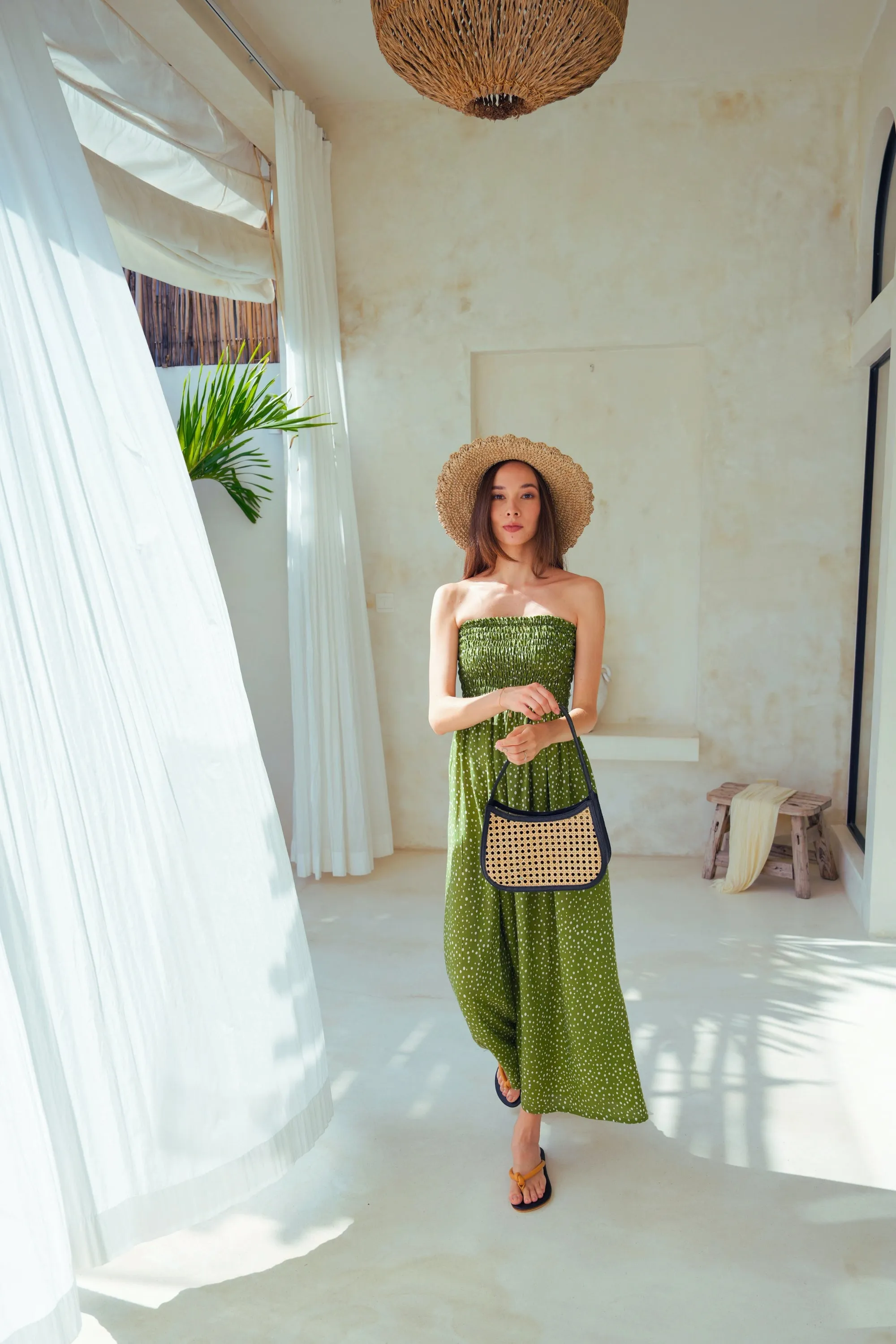 Stacy Handwoven Raffia Straw Hat