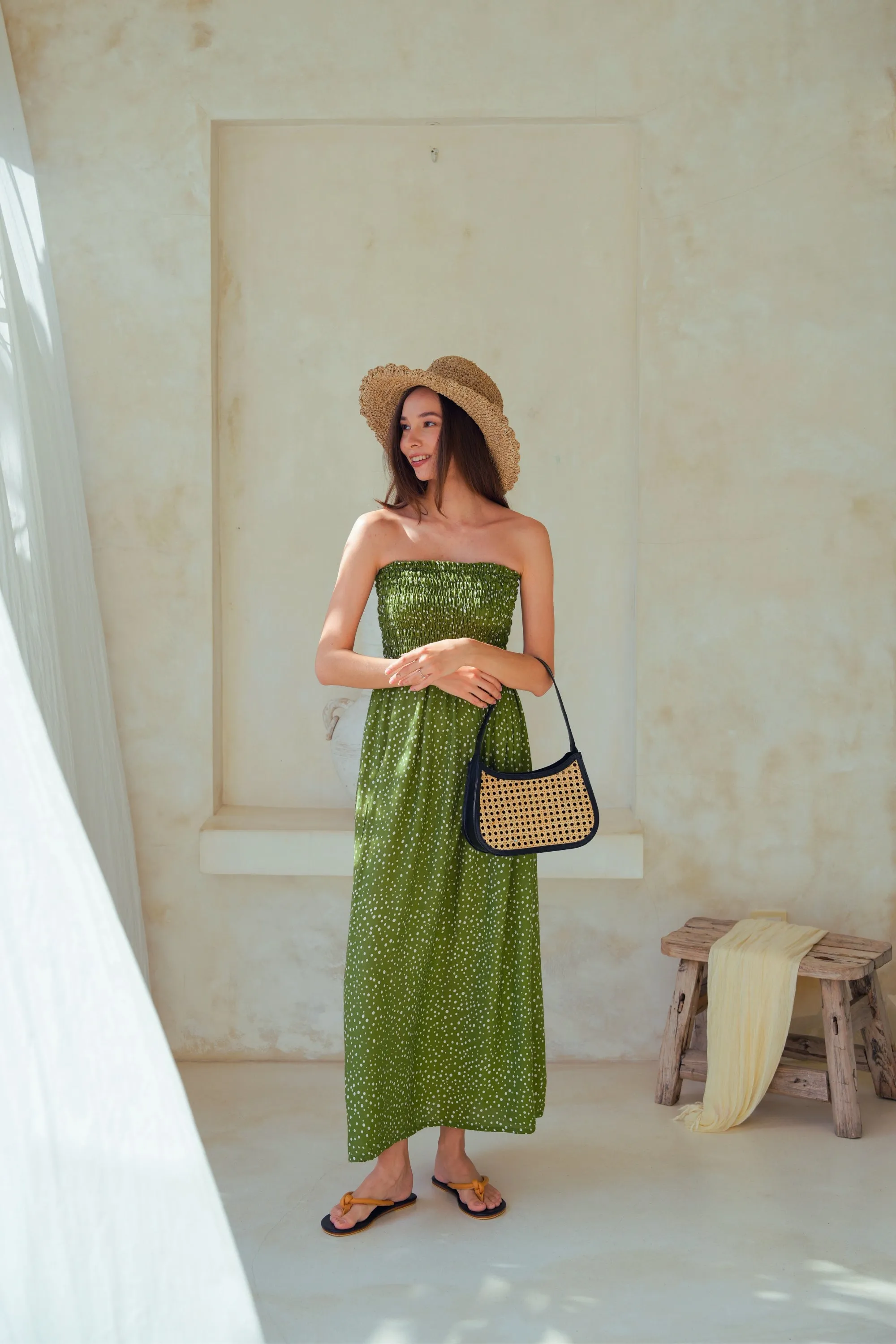 Stacy Handwoven Raffia Straw Hat