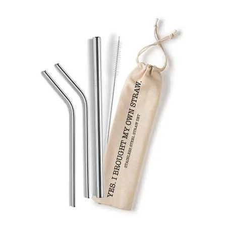 Stainless Steel Straw Set