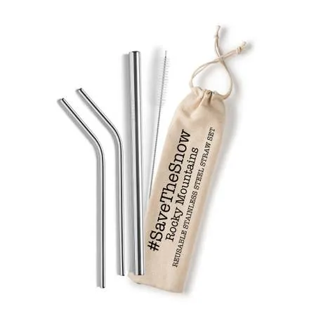 Stainless Steel Straw Set