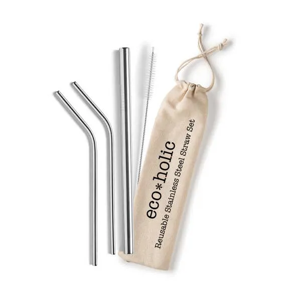 Stainless Steel Straw Set