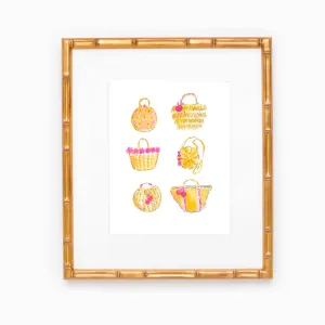 Straw Baby Print