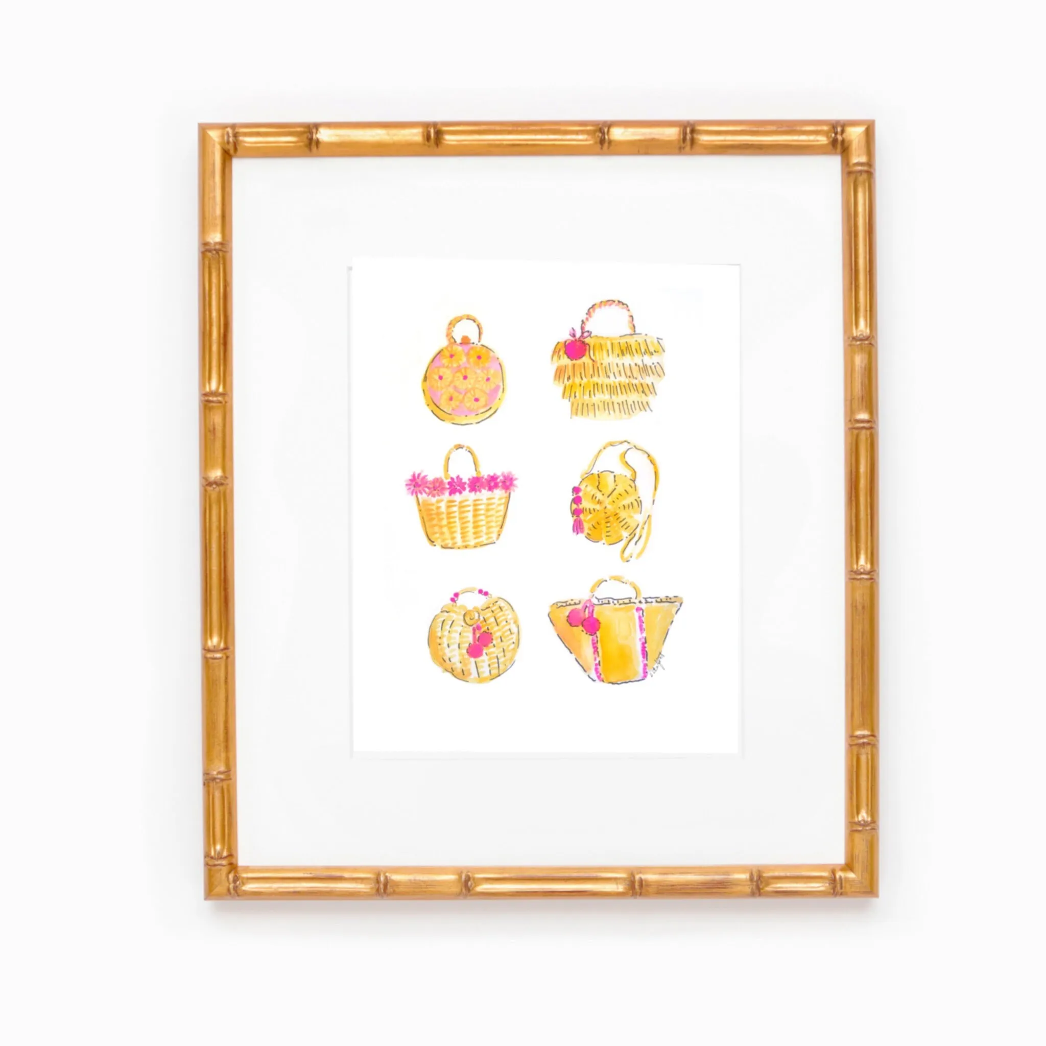 Straw Baby Print