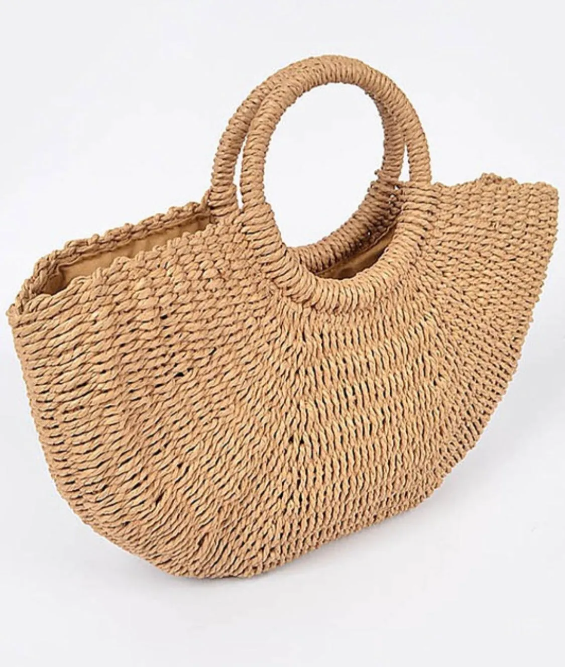 Straw bag