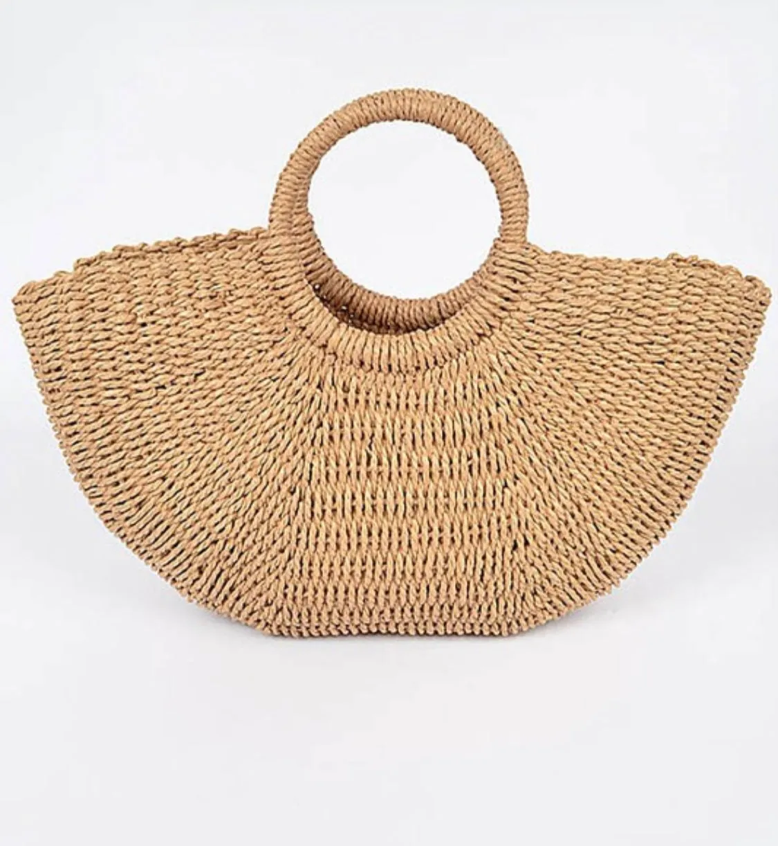 Straw bag