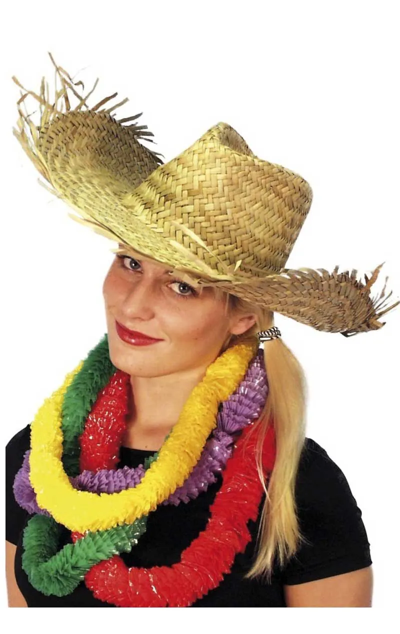 Straw Hawaiian Beachcomber Hat